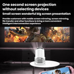 Proiettore mini HD intelligente WiFi HY200 per uso domestico 1080P, US Plug, EU Plug, UK Plug, AU Plug
