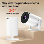 Proiettore mini HD intelligente WiFi HY200 per uso domestico 1080P, US Plug, EU Plug, UK Plug, AU Plug