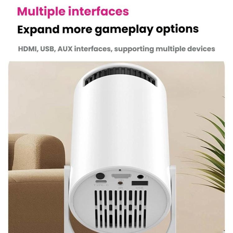 Proiettore mini HD intelligente WiFi HY200 per uso domestico 1080P, US Plug, EU Plug, UK Plug, AU Plug