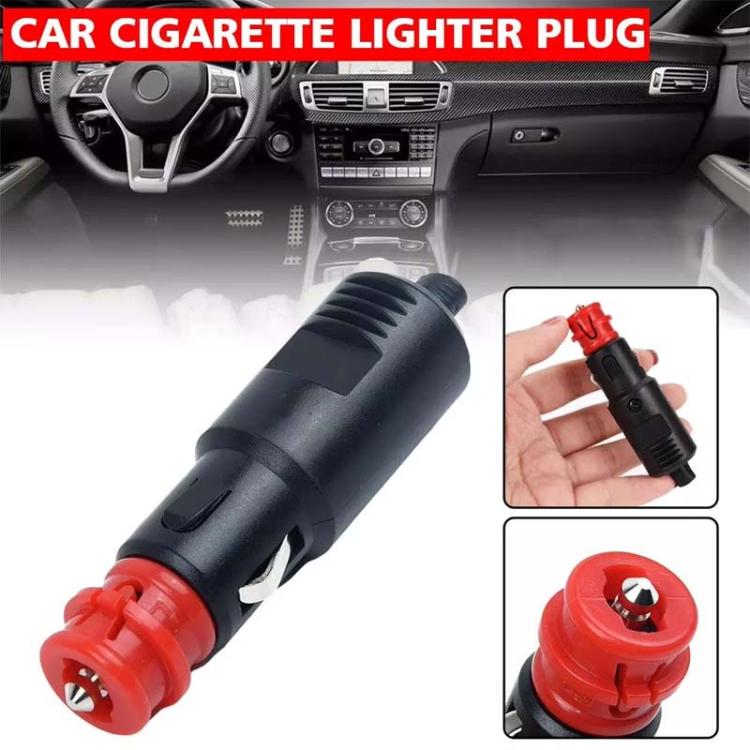 Presa accendisigari per auto da 12V-24V senza saldature, spina accendisigari europea, incavo per auto, Car Cigarette Lighter Plug