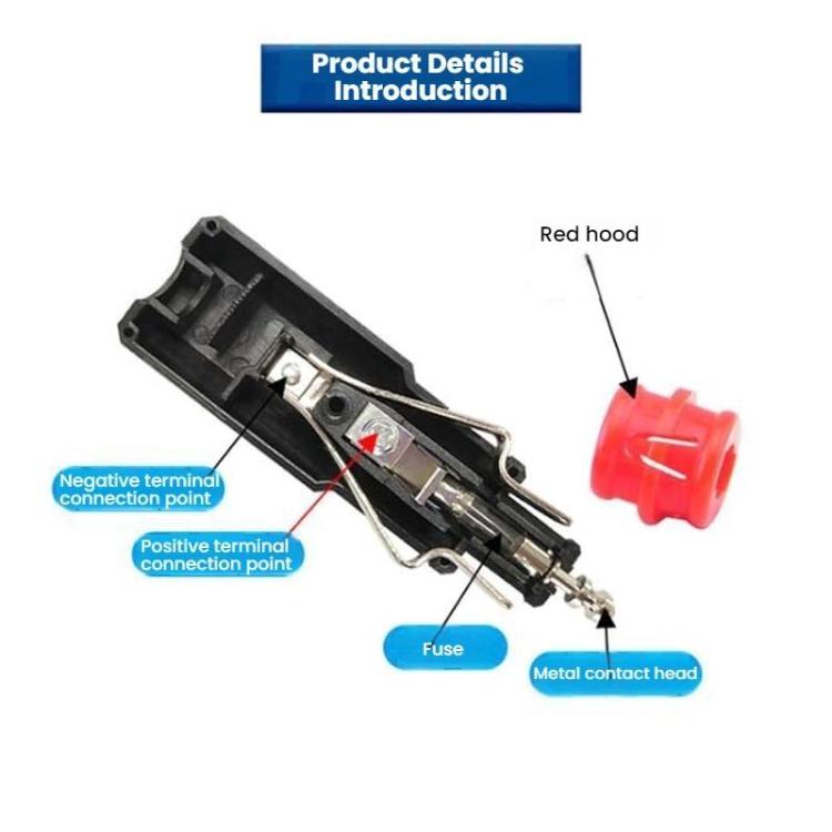 Presa accendisigari per auto da 12V-24V senza saldature, spina accendisigari europea, incavo per auto, Car Cigarette Lighter Plug