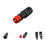 Presa accendisigari per auto da 12V-24V senza saldature, spina accendisigari europea, incavo per auto, Car Cigarette Lighter Plug
