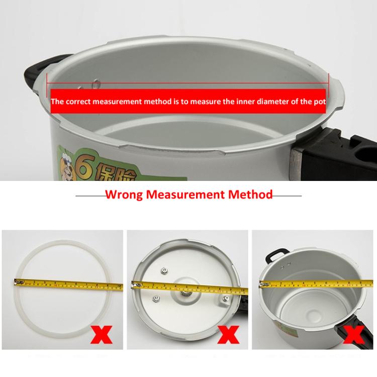 Guarnizione in silicone per pentole a pressione in alluminio