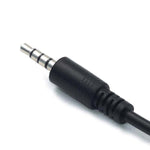 10 pezzi Cavo di trasmissione dati MP3 per auto con connettore maschio da 3,5 mm a USB 2.0 femmina, 10pcs