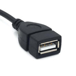 10 pezzi Cavo di trasmissione dati MP3 per auto con connettore maschio da 3,5 mm a USB 2.0 femmina, 10pcs