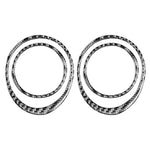 Adesivi per prese d'aria laterali per Mercedes-Benz Smart Fortwo 2011-2015, set da 4 pezzi.
