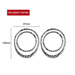 Adesivi per prese d'aria laterali per Mercedes-Benz Smart Fortwo 2011-2015, set da 4 pezzi.