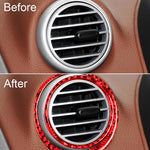 Adesivi per prese d'aria laterali per Mercedes-Benz Smart Fortwo 2011-2015, set da 4 pezzi.