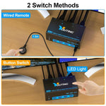 YOUTING YT-203HD 2 In 3 Out KVM USB3.0 Switch, EU Plug, US Plug, UK Plug, AU Plug