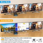 YOUTING YT-203HD 2 In 3 Out KVM USB3.0 Switch, EU Plug, US Plug, UK Plug, AU Plug