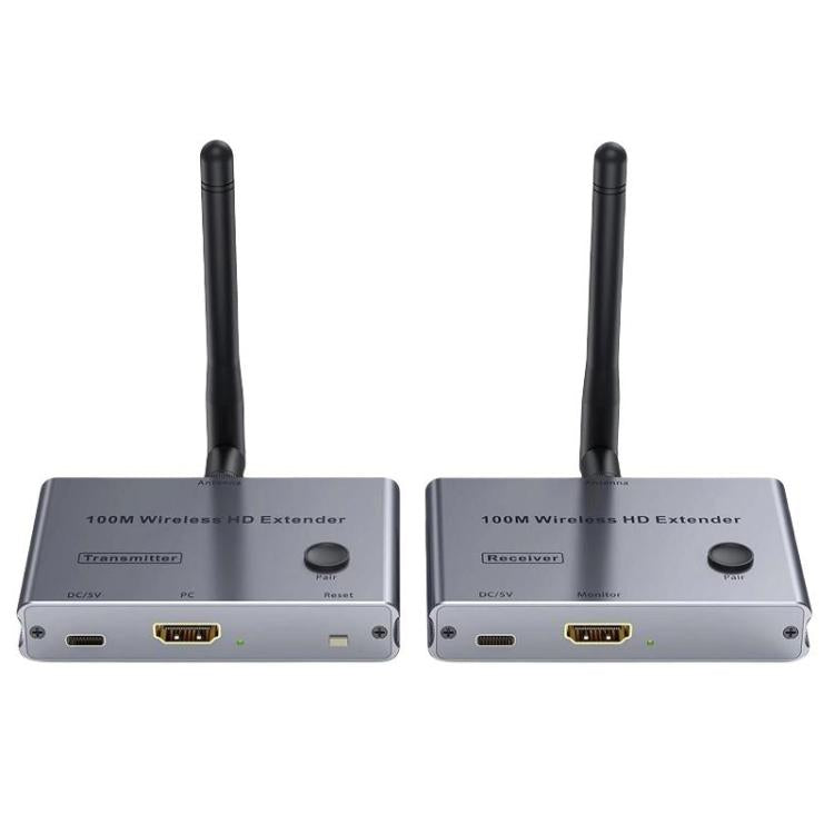 Extender HDMI Wireless 4K 30Hz 100m Trasmettitore e Ricevitore