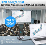 Extender HDMI Wireless 4K 30Hz 100m Trasmettitore e Ricevitore