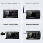 PORTXVNSA VNA-H4 Plus Analizzatore di antenne vettoriali portatile con schermo IPS da 4 pollici MF HF VHF UHF, Without Memory Card, With 32G Memory Card