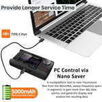PORTXVNSA VNA-H4 Plus Analizzatore di antenne vettoriali portatile con schermo IPS da 4 pollici MF HF VHF UHF, Without Memory Card, With 32G Memory Card