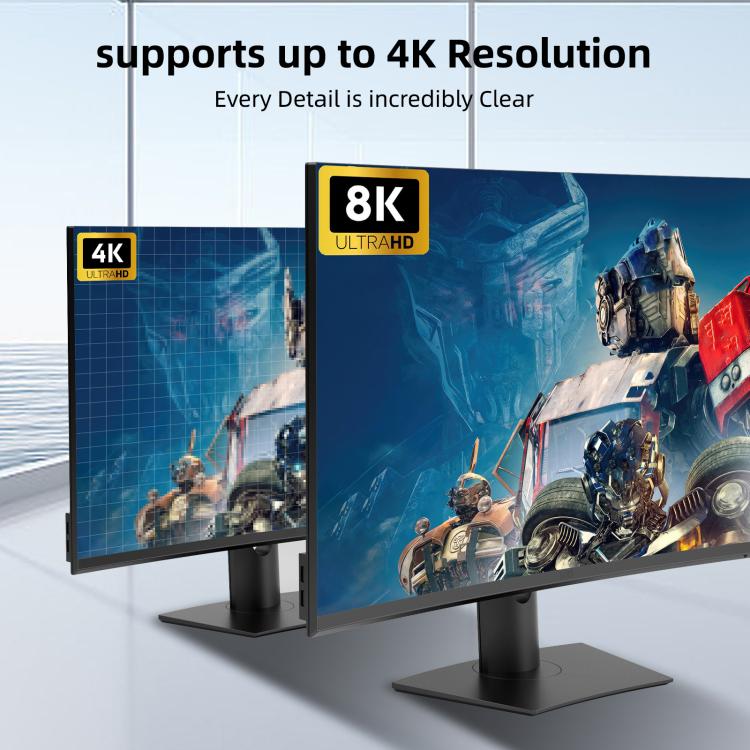 DisplayPort Switch 8K 30Hz HD Splitter For Computer Screen, DP201 2 In 1 Out, DP301 3 In 1 Out