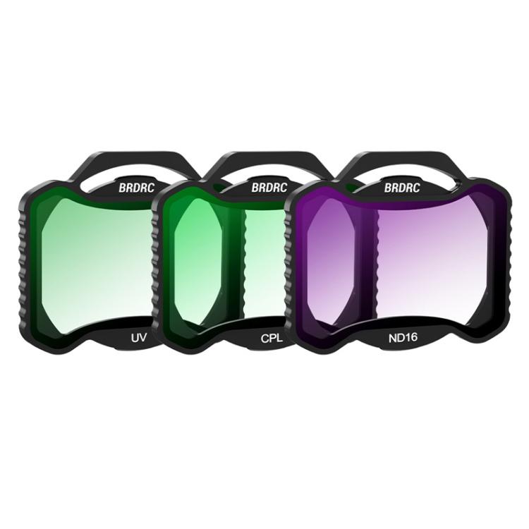 Set filtri CPL ND UV con telaio in alluminio per DJI Avata 2