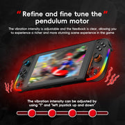 Joystick TMR con effetto Hall per Nintendo Switch JOY-05 Split Controllers, movimento a 6 assi e illuminazione RGB.