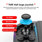 Joystick TMR con effetto Hall per Nintendo Switch JOY-05 Split Controllers, movimento a 6 assi e illuminazione RGB.