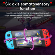 Joystick TMR con effetto Hall per Nintendo Switch JOY-05 Split Controllers, movimento a 6 assi e illuminazione RGB.