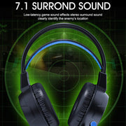 Glowing Headphones Computer Esports Wired Gaming Headset With Microphone, iMICE HD-490 Colorful Light 3.5mm, iMICE HD-490 RGB Light 7.1mm