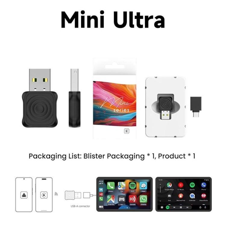 Carlinkit Original Car Cabled To Wireless Carplay/Android Auto Internet Box