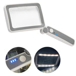 Lente d'ingrandimento pieghevole 3,5X con 12 LED