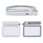 Lente d'ingrandimento pieghevole 3,5X con 12 LED