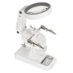 Lente d'ingrandimento da tavolo 5x e 10x con 32 LED