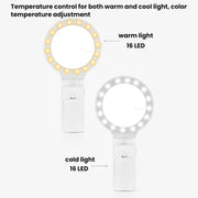 Lente d'ingrandimento da tavolo 5x e 10x, portatile, con 32 LED, per saldatore e banco da lavoro di manutenzione.