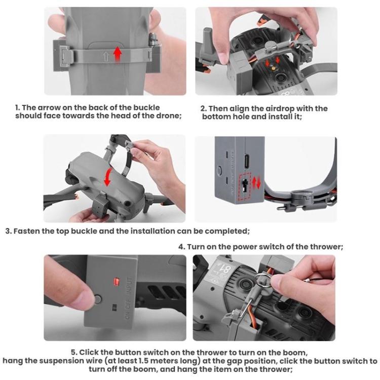 Accessori Airdrop per droni DJI Air 3S e Air 3