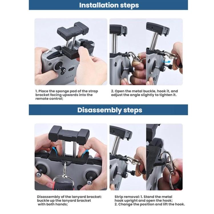 Cordino allargato per telecomando DJI Mini 4 Pro e Mavic 3