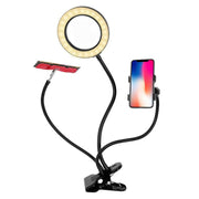 Lente d'ingrandimento ottica 10X con 72 LED e supporto per cellulare a tubo flessibile, 10X