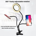 Lente d'ingrandimento 10X con 72 LED e supporto flessibile