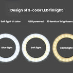 Lente d'ingrandimento 10X con 72 LED e supporto flessibile