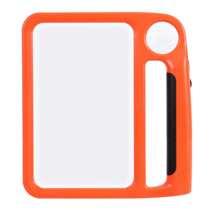 Lente d'ingrandimento 5/10X con 48 LED, 3 colori (caldo/freddo), regolazione della luminosità, lente portatile., Battery Orange, Charging Orange, Battery Blue, Charging Blue