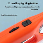 Lente d'ingrandimento 5/10X con 48 LED e regolazione luminosità