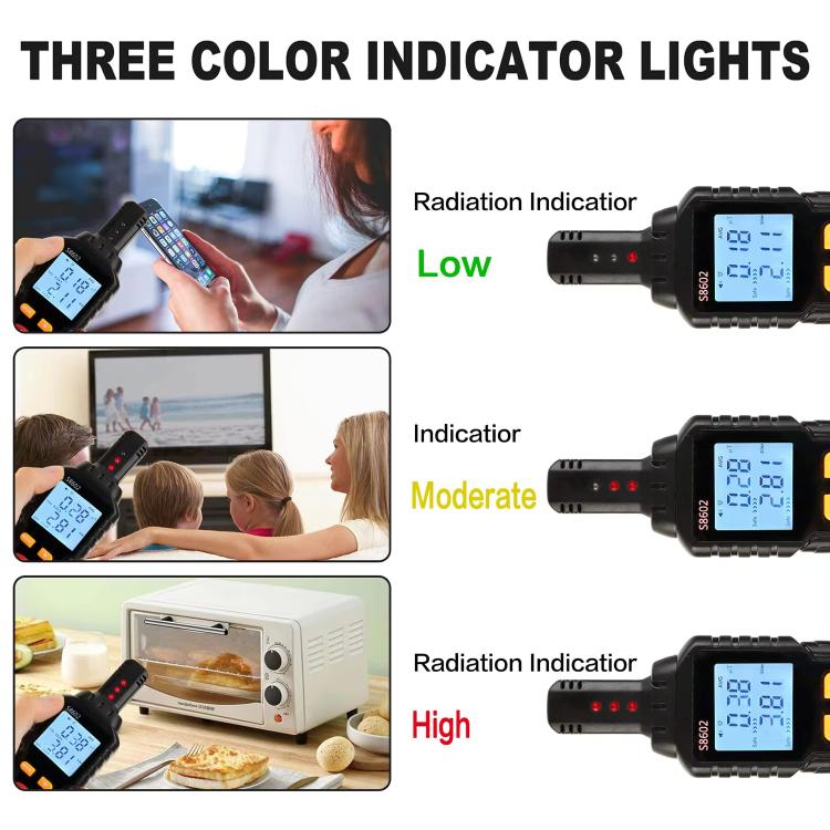 Tester digitale per ambienti con radiazioni elettromagnetiche ad alta frequenza, S8602