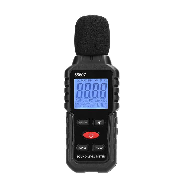 Mini rilevatore di rumore ambientale ad alta precisione con misuratore di decibel., S8607
