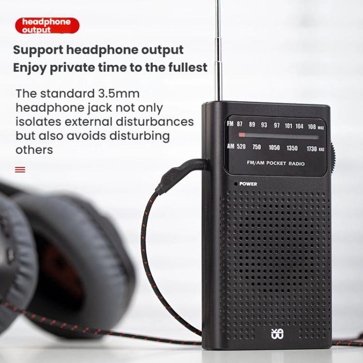 FM/AM Full-Band Channel Pocket Portable Pointer Radio Player