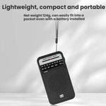 Radio portatile AM/FM con altoparlante integrato
