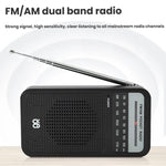 Radio portatile AM/FM con altoparlante integrato