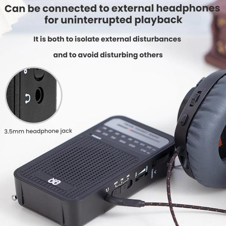 Radio portatile AM/FM con altoparlante integrato