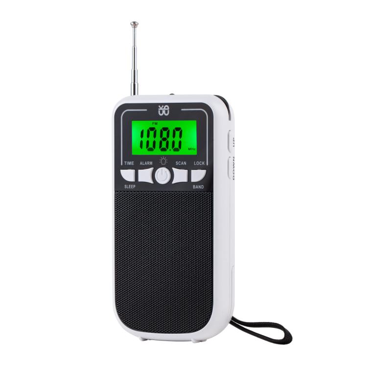 Radio portatile FM AM SW multibanda con orologio