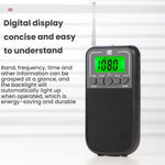 Radio portatile FM AM SW multibanda con orologio