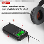 Radio portatile FM AM SW multibanda con orologio