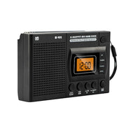 Radio portatile FM AM SW con display LCD e orologio