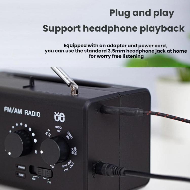 Dual-band FM/AM External Power Socket Radio Player, For EU, For US