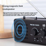 Radio FM/AM dual band con presa esterna 6V 3W