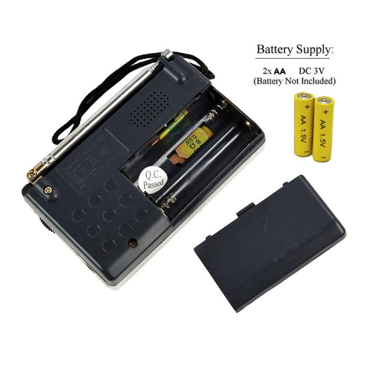 Radio portatile AM/FM INDIN BC-R119 per anziani