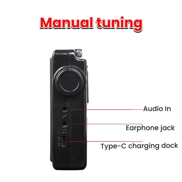 Radio Bluetooth portatile OJADE OE-2401 con display digitale